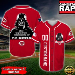 Cincinnati Reds Baseball Jersey Darth Vader Star Wars MLB Custom Name Number