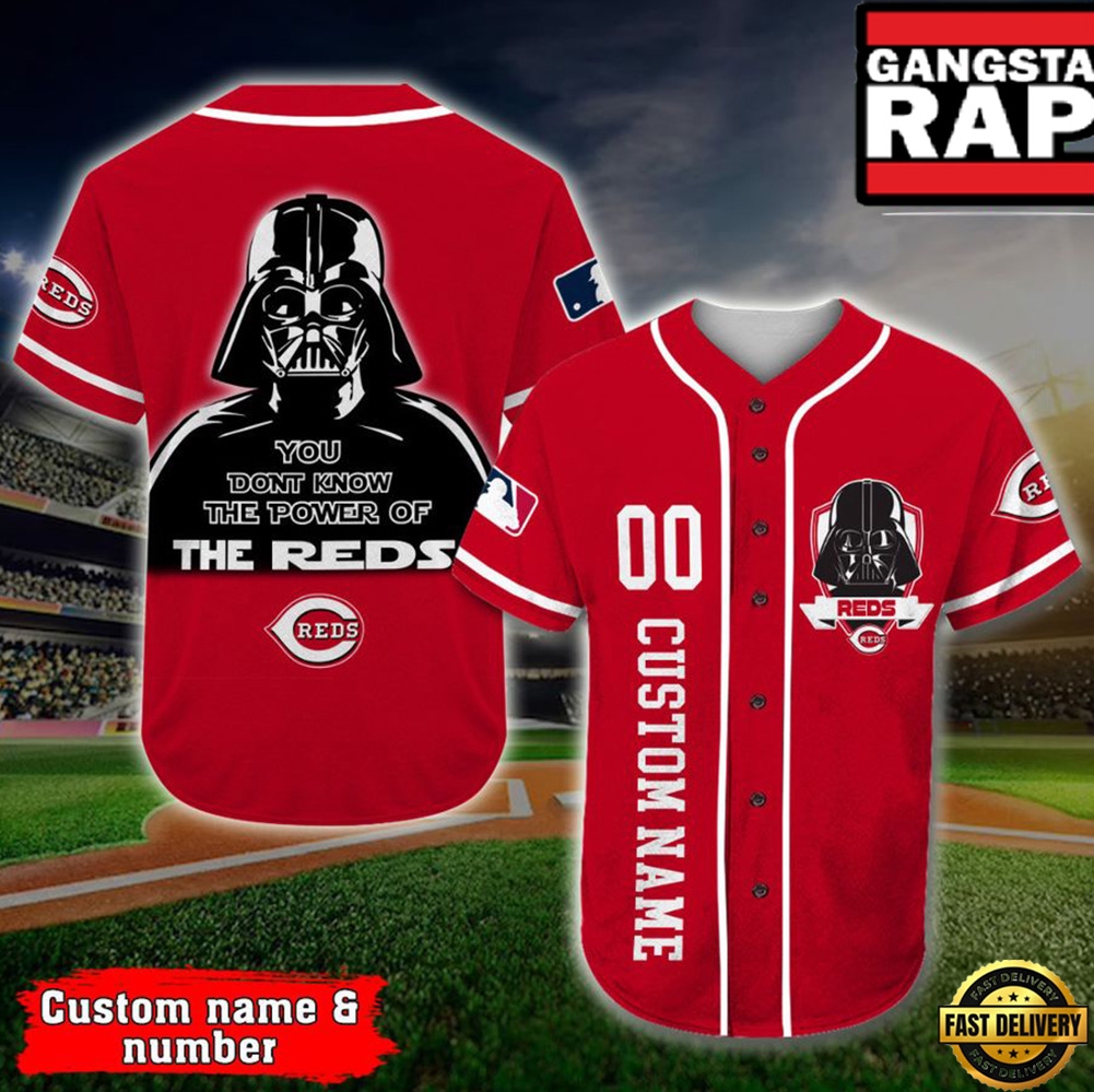 Cincinnati Reds Baseball Jersey Darth Vader Star Wars MLB Custom Name Number - MLB Fan Gifts Cincinnati Reds Baseball Jersey Darth Vader Star Wars MLB Custom Name Number - MLB Fan Gifts