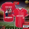Cleveland Indians Baseball Jersey MLB Custom Name Number
