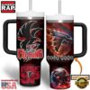 Custom Name Atlanta Falcons NFL Tumbler 40oz With Handle For Fans