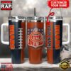 NFL Custom Name Chicago Bears Football Logo Tumbler 40oz With Handle , NFL Fans Gifts 2 Custom Name Chicago Bears NFL Football Logo Tumbler 40oz With Handle
