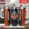 NFL Custom Name Cincinnati Bengals Football Logo Tumbler 40oz With Handle , NFL Fans Gifts 3 Custom Name Cincinnati Bengals NFL Football Logo Tumbler 40oz With Handle