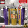 Custom Name Minnesota Vikings NFL Football Logo Tumbler 40oz With Handle