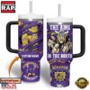 NFL Custom Name Minnesota Vikings Tumbler 40oz With Handle , NFL Fans Gifts 3 Custom Name Minnesota Vikings NFL Tumbler 40oz With Handle For Fans