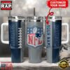 Custom Name New England Patriots NFL Football Logo Tumbler 40oz With Handle