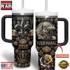 Custom Name New Orleans Saints NFL Tumbler 40oz With Handle For Fans