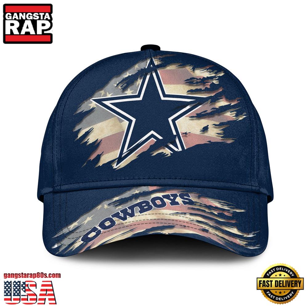 Dallas Cowboys American Flag Baseball Cap