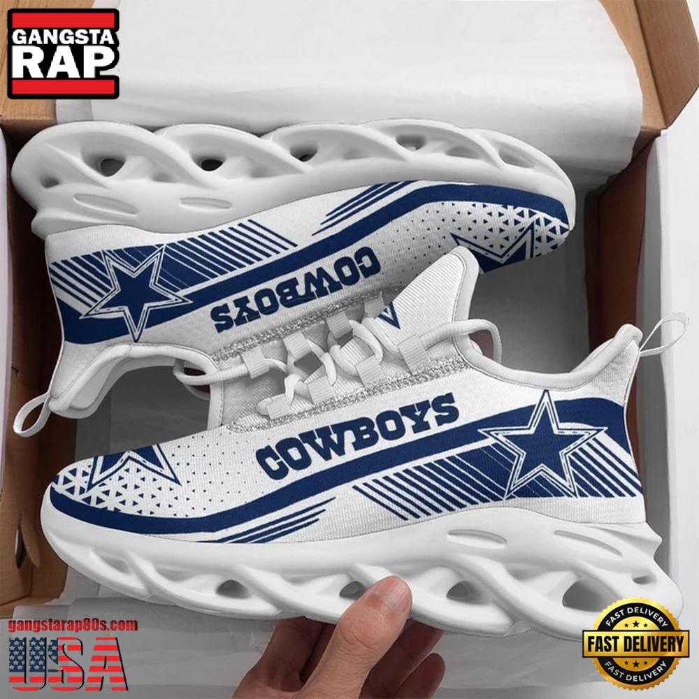 Dallas Cowboys NFL Football Pattern Max Soul Shoes Mean Gift For Fans