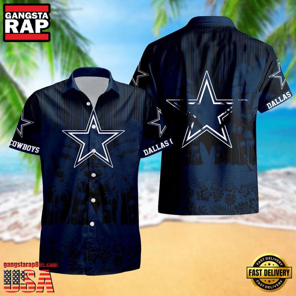 Dallas Cowboys Palm Tree Garden Pattern Hawaii Shirt