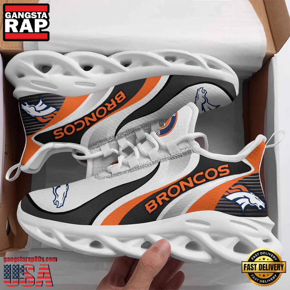 Denver Broncos NFL Football Max Soul Shoes Mean Gift For Fans