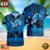 NFL Detroit Lions New Design Aloha Hawaii Shirt 2 Detroit Lions Palm Tree Garden Pattern Hawaii Shirt