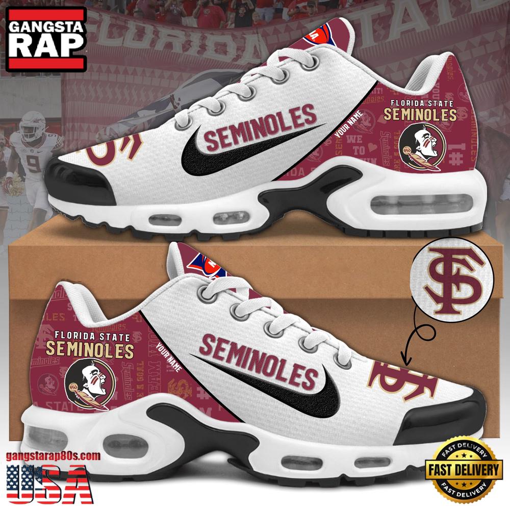Florida State Seminoles Football Mascot Symbol Custom Air Max Plus Shoes