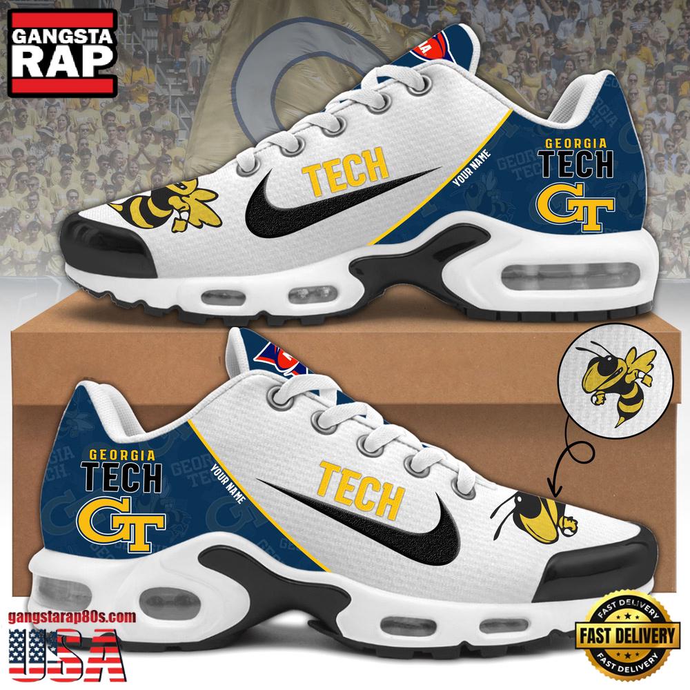 Georgia Tech Football Mascot Symbol Custom Air Max Plus Shoes