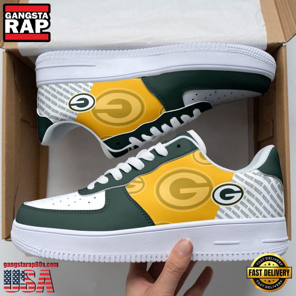 Green Bay Packers Basic Pattern Football NFL Team Air Force 1 Shoes