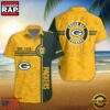 NFL Green Bay Packers Logo Team Custom Name New Design Hawaiian Shirt 3 Green Bay Packers NFL Logo Pattern Custom Hawaiian Shirt