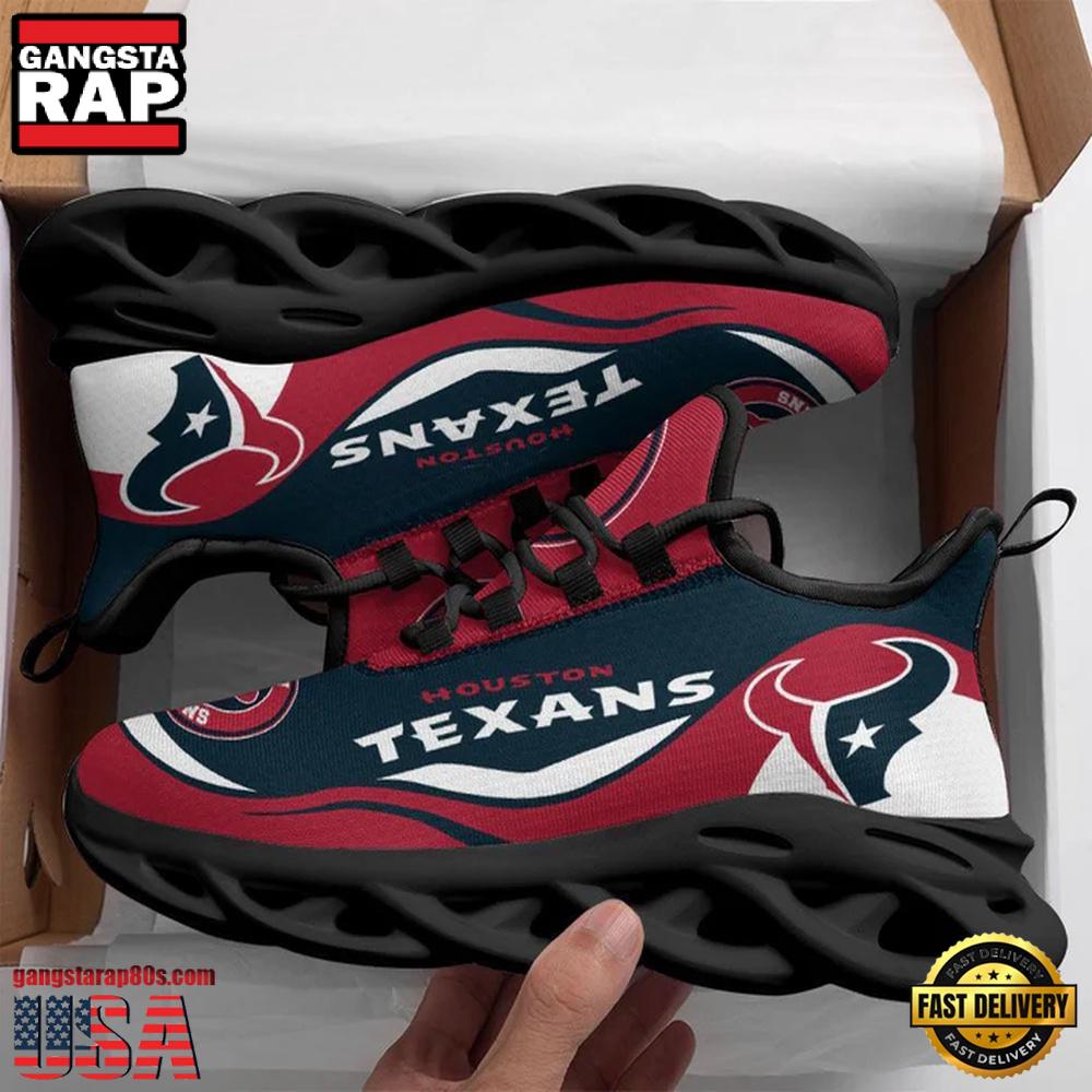 Houston Texans Team Max Soul Shoes Mean Gift For Fans