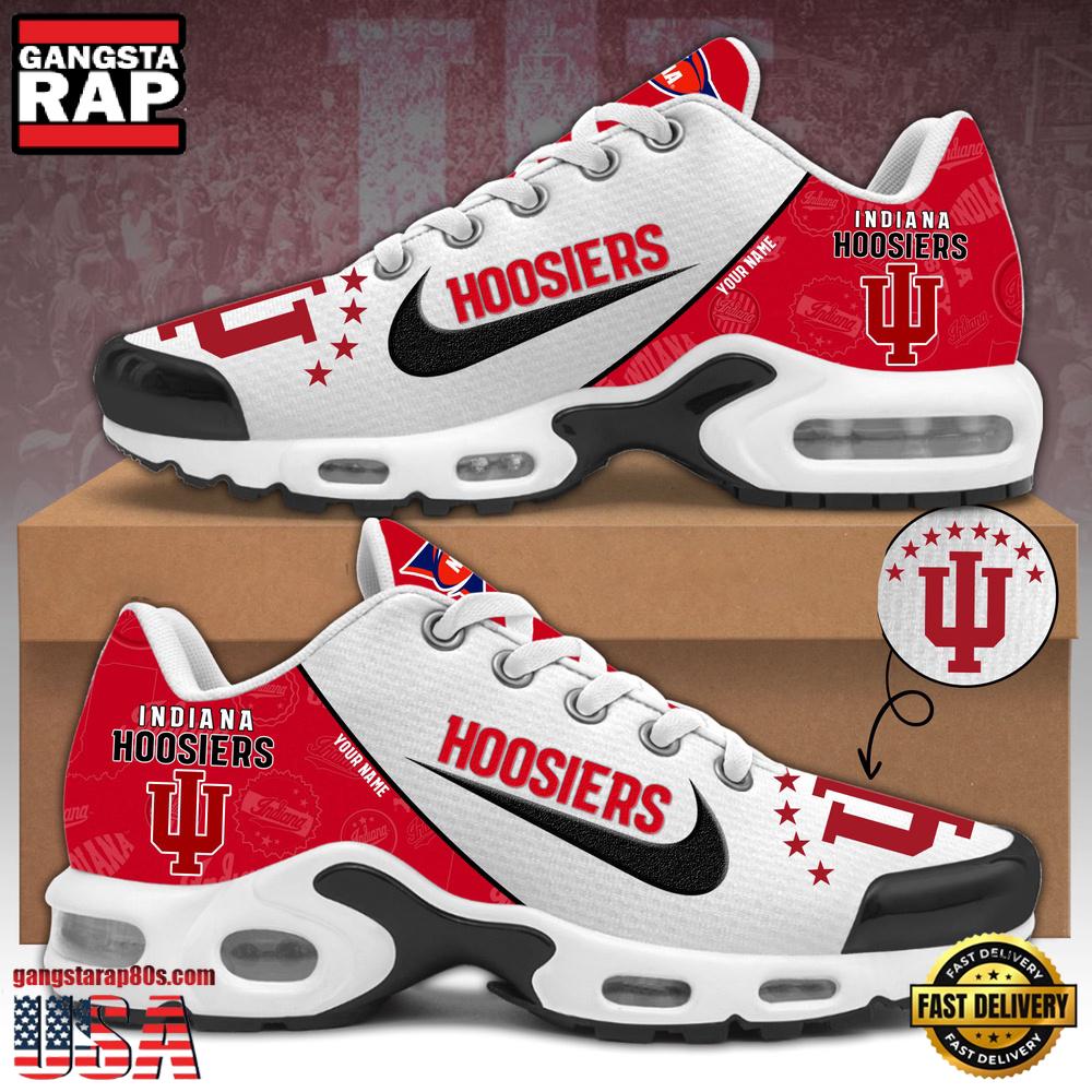 Indiana Hoosiers Football Mascot Symbol Custom Air Max Plus Shoes