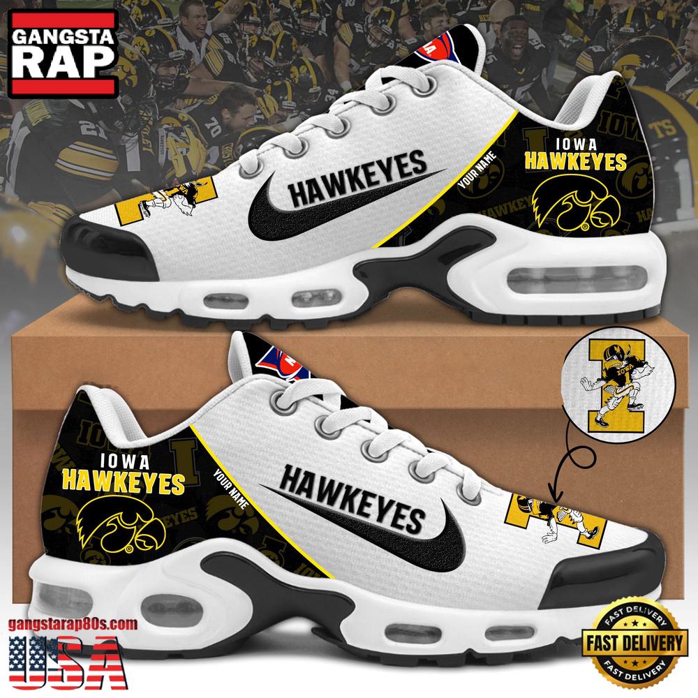 Iowa Hawkeyes Football Mascot Symbol Custom Air Max Plus Shoes