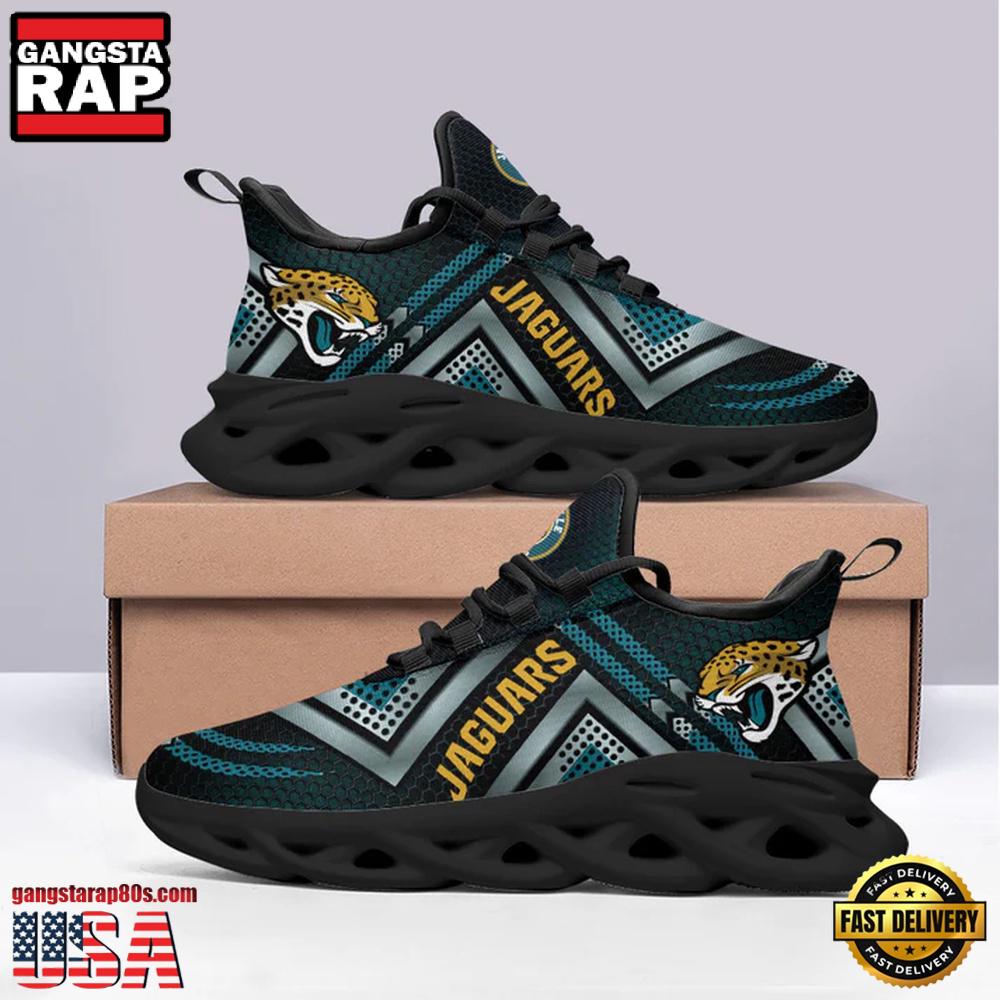 NFL Jacksonville Jaguars Pattern Max Soul Shoes Running Sneakers New Designer NFL Jacksonville Jaguars Pattern Max Soul Shoes Running Sneakers New Designer