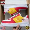 NFL Kansas City Chiefs Basic Pattern Football New Design Air Force 1 Running Sneakers Shoes 4 Kansas City Chiefs Basic Pattern Football NFL Team Air Force 1 Shoes