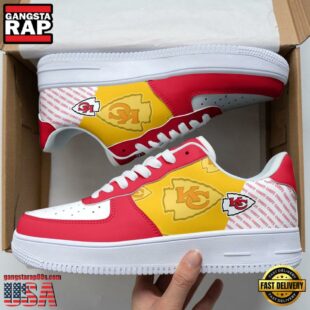 Kansas City Chiefs Basic Pattern Football NFL Team Air Force 1 Shoes
