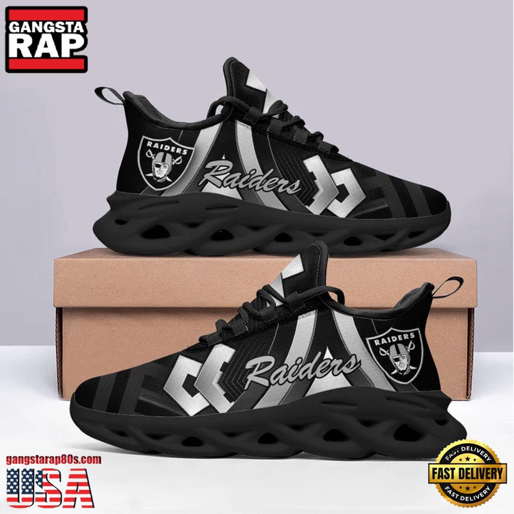 Las Vegas Raiders NFL Max Soul Shoes Mean Gift For Fans