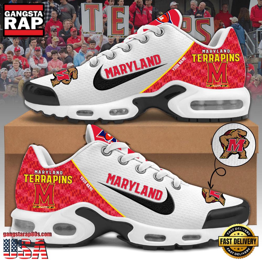 Maryland Football Mascot Symbol Custom Air Max Plus Shoes