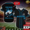 Miami Marlins Baseball Jersey MLB Custom Name Number - MLB Fan Gifts 3 Miami Marlins Baseball Jersey MLB Custom Name Number