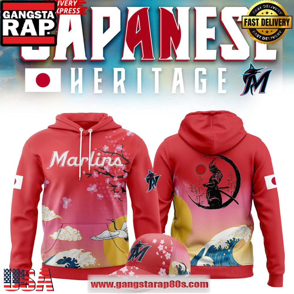 Miami Marlins Japanese Heritage Night 2025 Hoodie