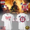 Minnesota Twins x Firefighter Appreciation Night White Baseball Jersey