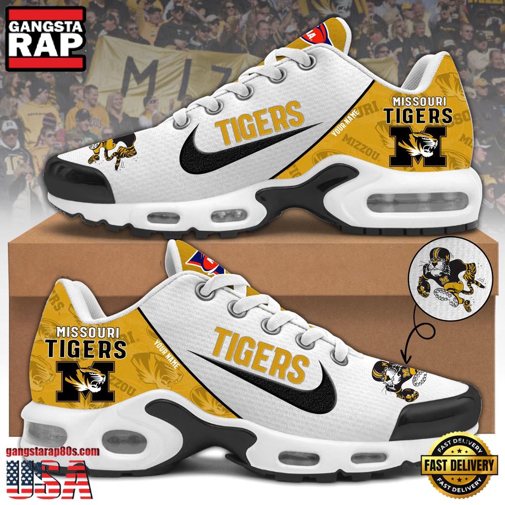 Missouri Tigers Football Mascot Symbol Custom Air Max Plus Shoes