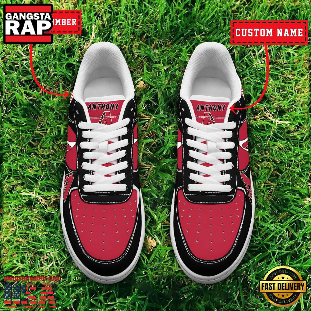 MLB Arizona Diamondbacks Baseball Team Design Air Force 1 Shoes Sneaker