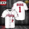 MLB Atlanta Braves Bugs Bunny Baseball Jersey Shirt