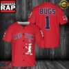 MLB Boston Red Sox Bugs Bunny Baseball Jersey Shirt - MLB Fan Gifts 3 MLB Boston Red Sox Bugs Bunny Baseball Jersey Shirt