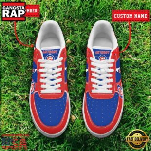 MLB Chicago Cubs Baseball Team Design Air Force 1 Shoes Sneaker