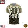 MLB Detroit Tigers Veterans New Design Baseball Jersey 3 MLB Detroit Tigers Special Honor Veterans Design Baseball Jersey