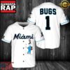 MLB Miami Marlins Bugs Bunny Baseball Jersey Shirt - MLB Fan Gifts 3 MLB Miami Marlins Bugs Bunny Baseball Jersey Shirt