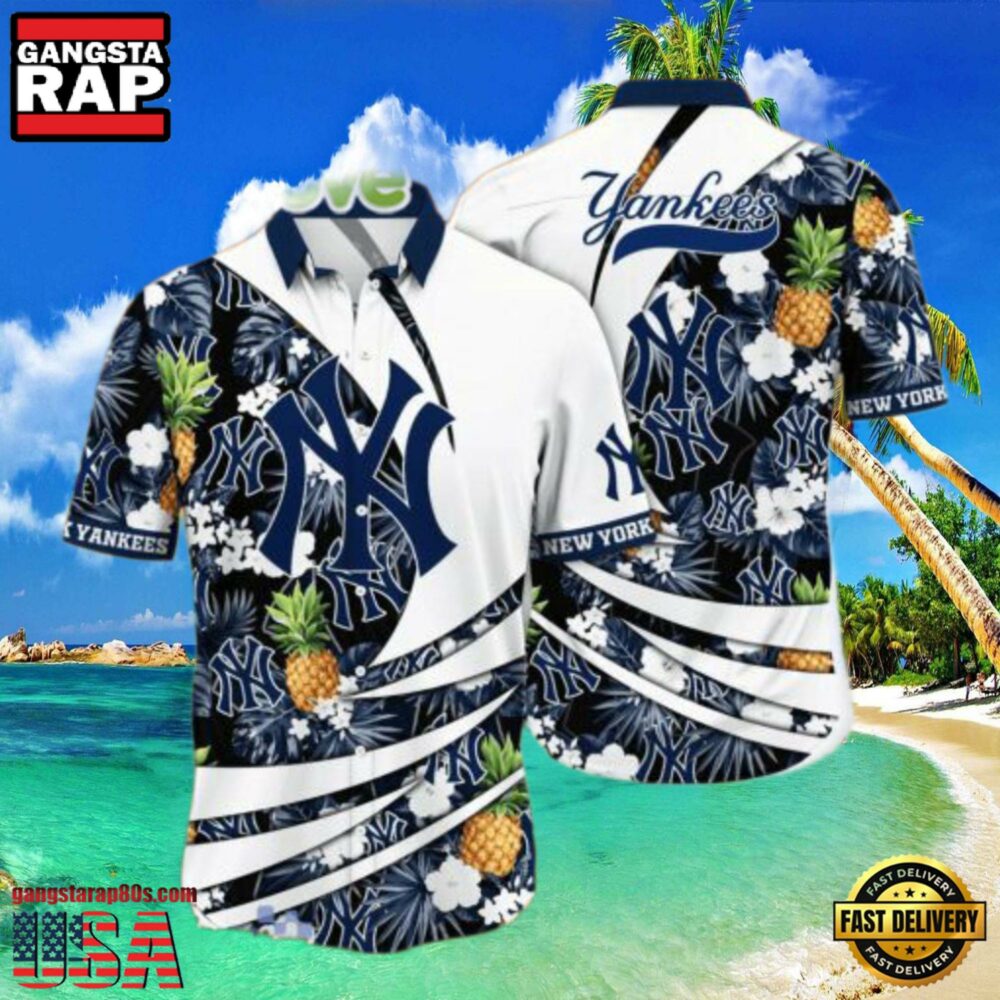 MLB Pineapple New York Yankees Tropical Style Hot Trending Hawaiian Shirt