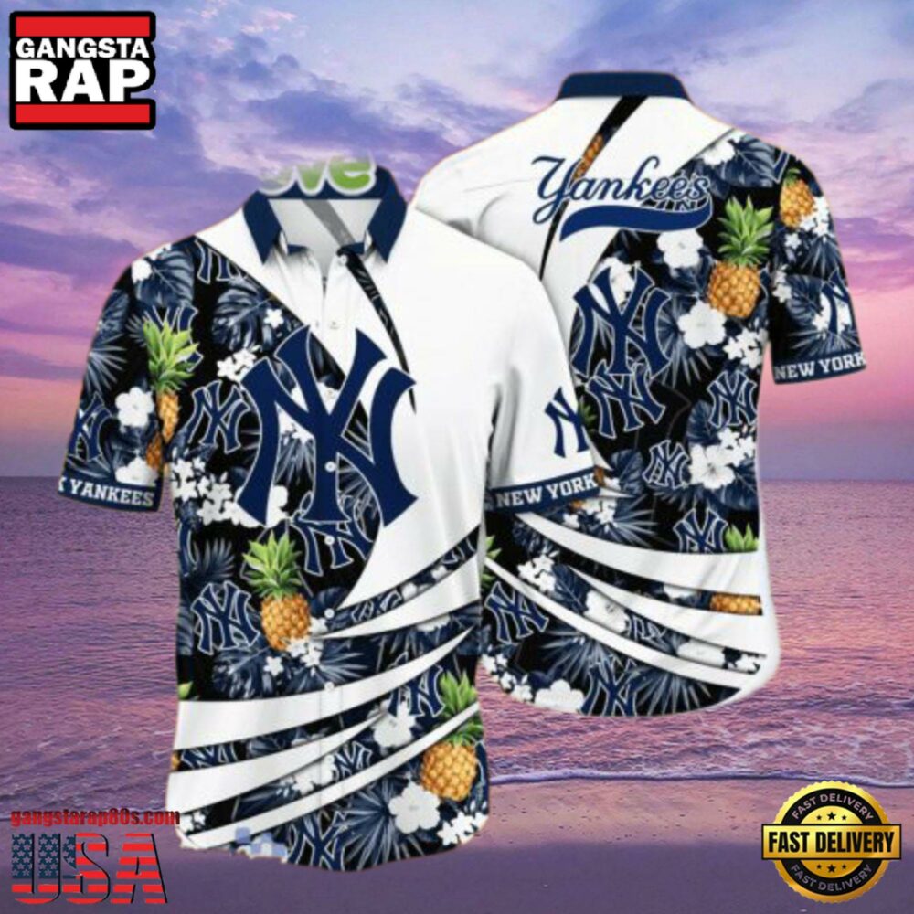 MLB Pineapple New York Yankees Tropical Style Hot Trending Hawaiian Shirt