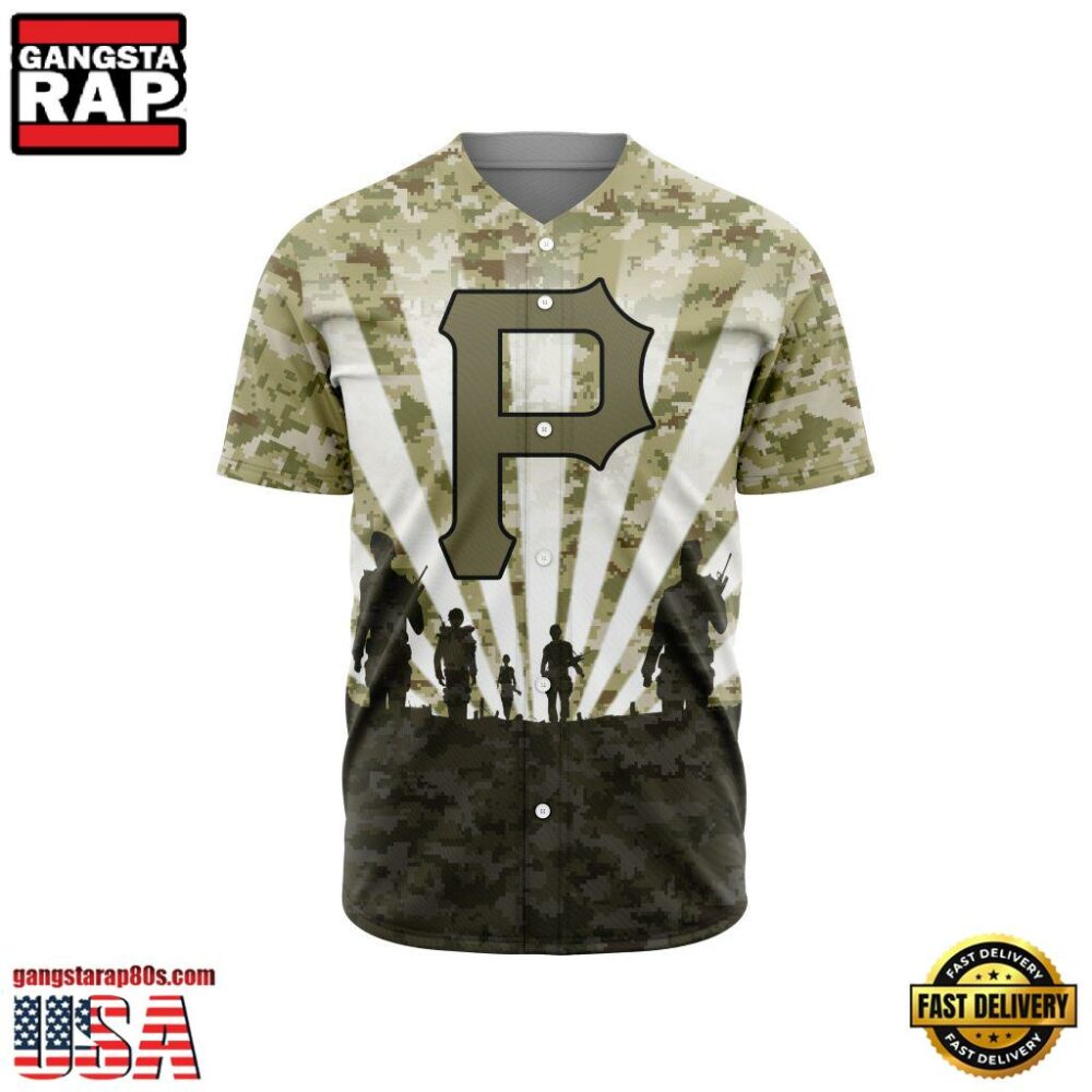 MLB Pittsburgh Pirates Veterans New Design Baseball Jersey MLB Pittsburgh Pirates Veterans New Design Baseball Jersey
