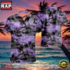 MLB Purple Sunset Palms Colorado Rockies Hot Summer Hawaiian Shirt