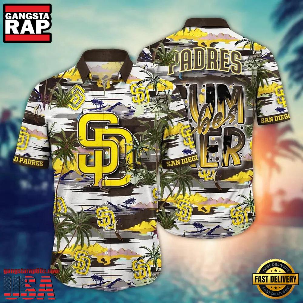 MLB San Diego Padres Island Vibes Hawaiian Shirt