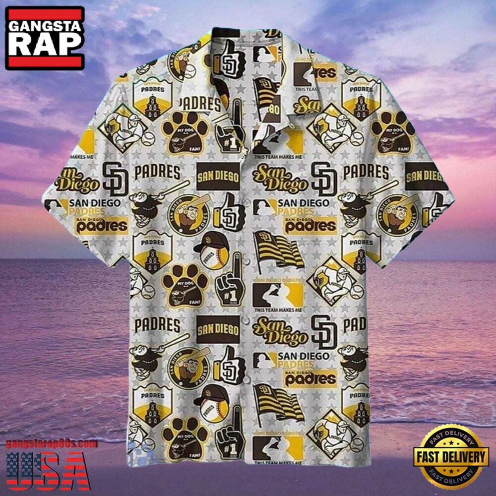 MLB San Diego Padres Montage Collage Tropical Shirt.jpg 1Group