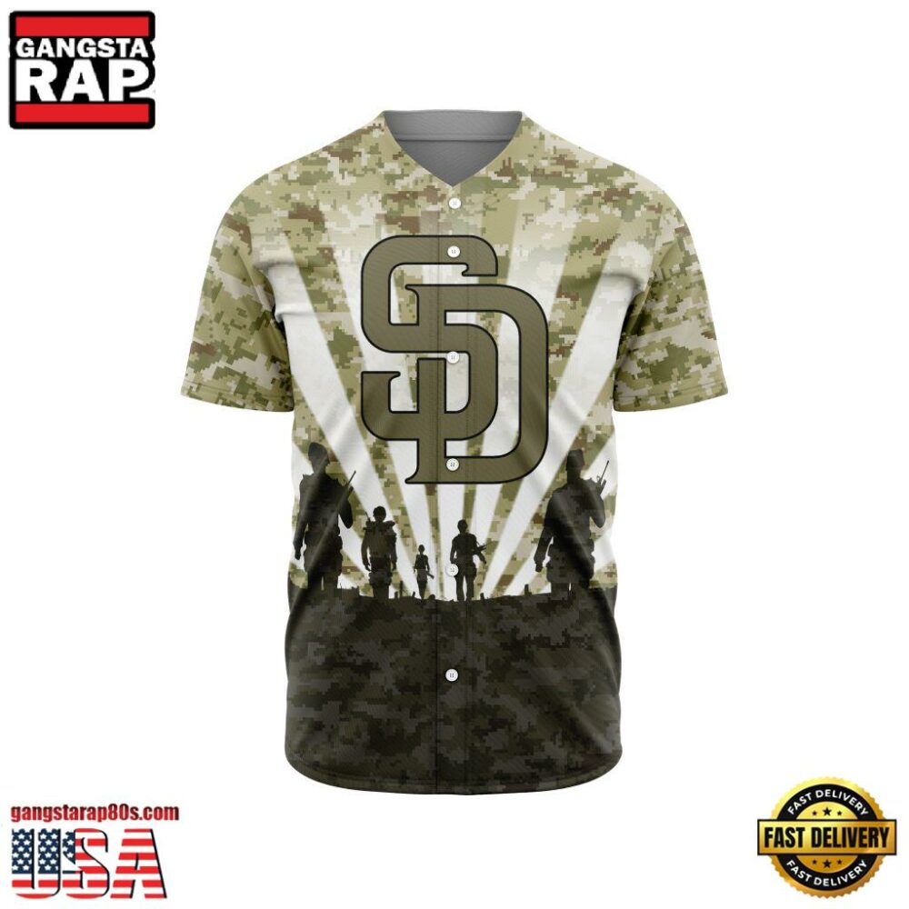MLB San Diego Padres Veterans New Design Baseball Jersey MLB San Diego Padres Veterans New Design Baseball Jersey