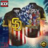 MLB San Diego Padres Stars And Stripes Celebration Hawaiian Shirt