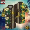 MLB San Diego Padres Tropical Stripe Hawaiian Shirt