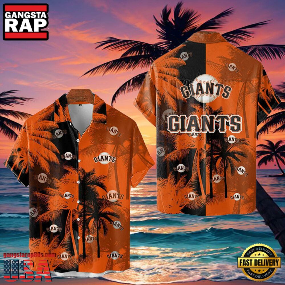 MLB San Francisco Giants Tropical Palm Trees Style Hot Trending Hawaiian Shirt MLB San Francisco Giants Tropical Palm Trees Style Hot Trending Hawaiian Shirt