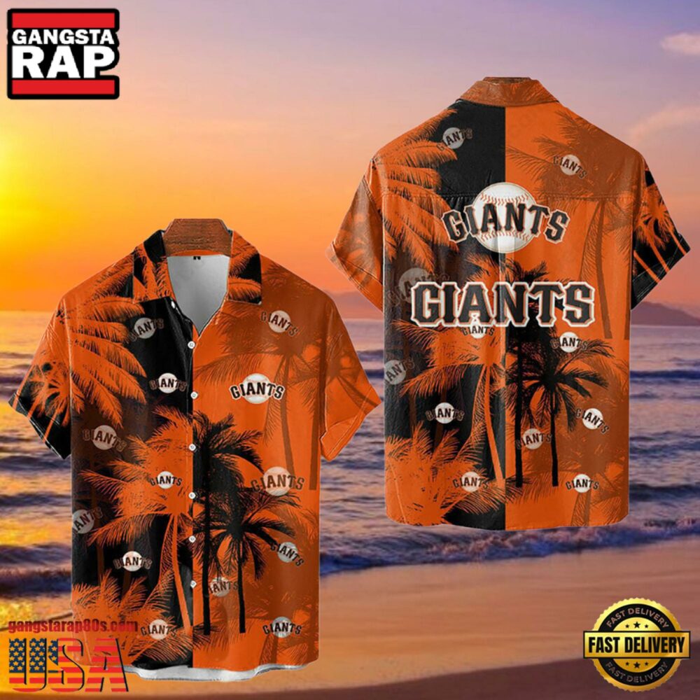 MLB San Francisco Giants Tropical Palm Trees Style Hot Trending Hawaiian Shirt MLB San Francisco Giants Tropical Palm Trees Style Hot Trending Hawaiian Shirt