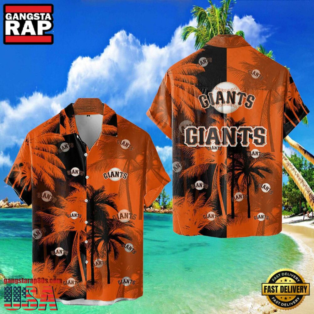 MLB San Francisco Giants Tropical Palm Trees Style Hot Trending Hawaiian Shirt