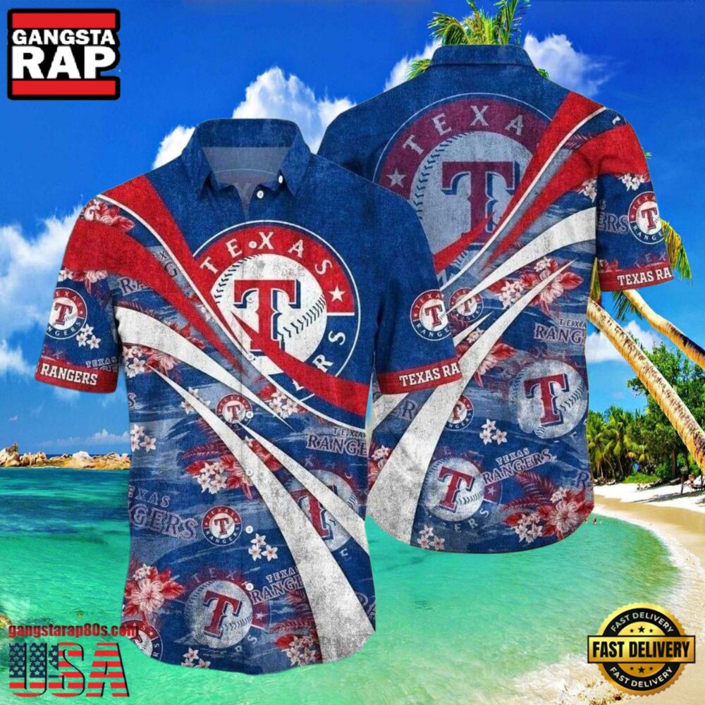 MLB Texas Rangers Team Logo Aloha Hawaiian Shirt – Stars Stripes Pride MLB Texas Rangers Team Logo Aloha Hawaiian Shirt – Stars Stripes Pride